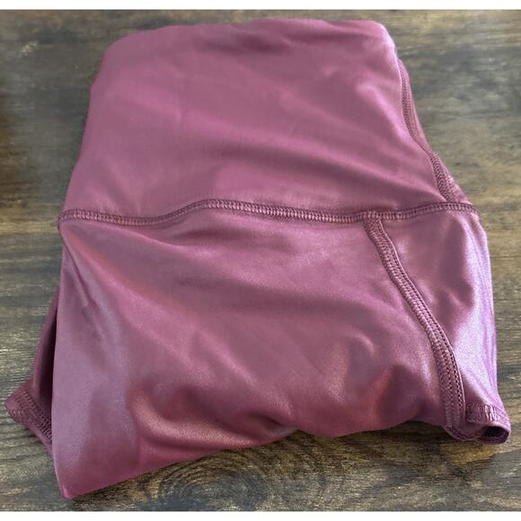 Victoria Sport Knockout HighWaist Burgundy Leggings With Side Cutout Detail Sz S - Picture 4 of 9